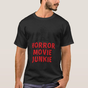 T-shirt Film Horreur Junkie Zombie Ghost Funny Halloween G