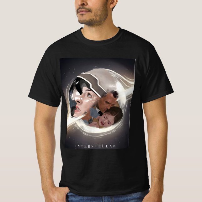 T-shirt " Film interstellaire " (Devant)