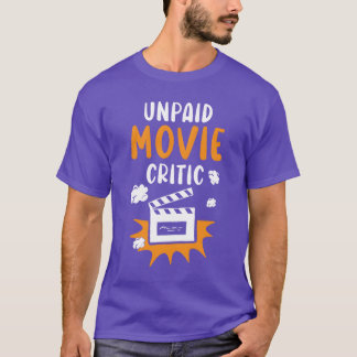 T-shirt Film non payé Critique Movie Marathon Film Cinema