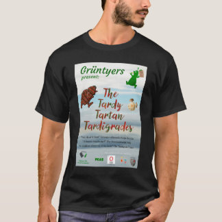 T-shirt Film Poster The Tardy Tartan Tardigrades