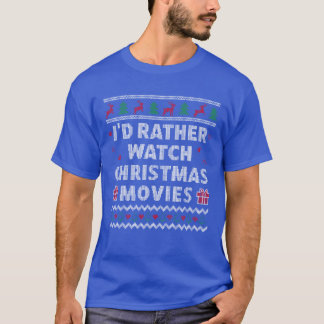 T-shirt Films de Noël laid Design de Noël drôle Noël Noël