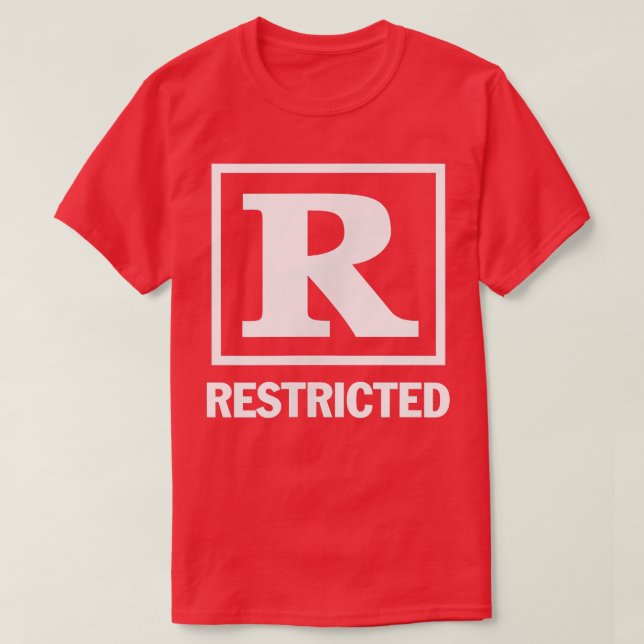 T-shirt Films de nuit de cinéma et de cinéma restreints En (Design devant)