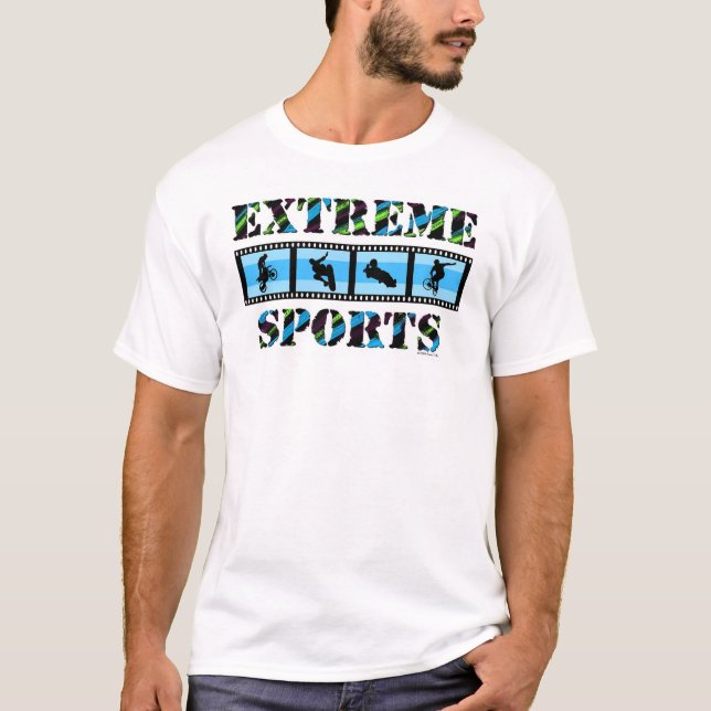 T-shirt Filmstrip de sport extrême (Devant)