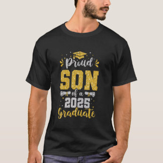T-shirt Fils aîné 2025 Fils fier d'un diplômé de la promot