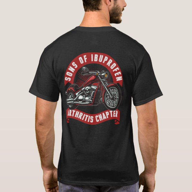 T-shirt Fils de chapitre d'ibuprofène d'arthrite, pièce en (Dos)