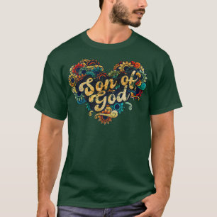 T-SHIRT FILS DE DIEU VIGNETTE COULEUR VINTAGE
