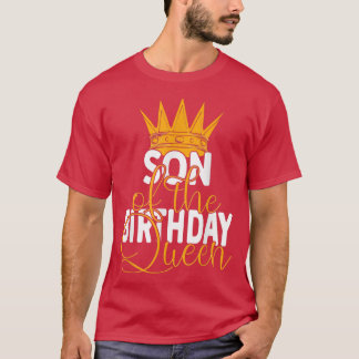 T-shirt Fils De L'Anniversaire Queen Moms Anniversaire Par