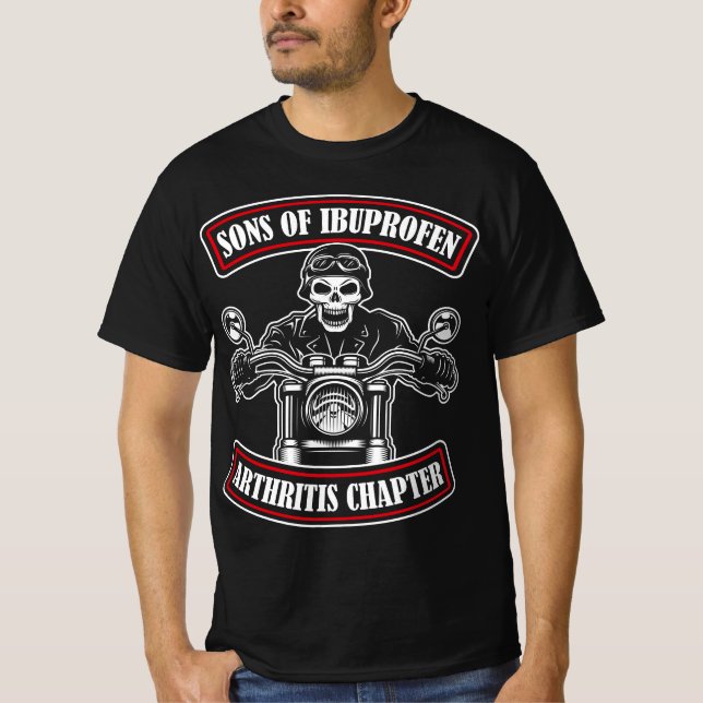 T-shirt Fils de l'arthrite Ibuprofène Chapitre (Devant)
