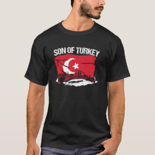 T-shirt Fils De Turquie Istanbul Ankara Türkiye Fier Turk