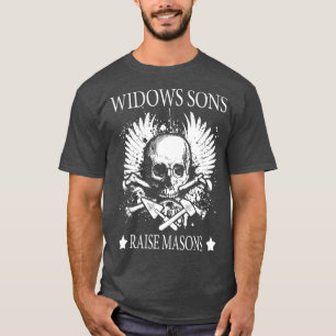 T-shirt Fils de veuves maçonniques élever des maçons Pères