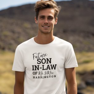 T-shirt Fils En Droit WV Groom Mariage