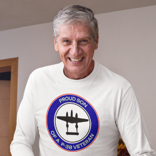 T-shirt Fils fier d'un vétéran du P-38