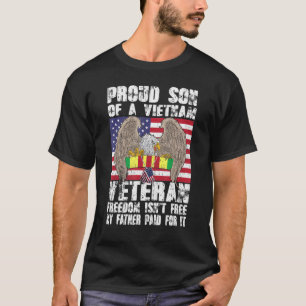 T-shirt Fils Fiers D'Une Liberté Vétéran Viêt Nam : Libert