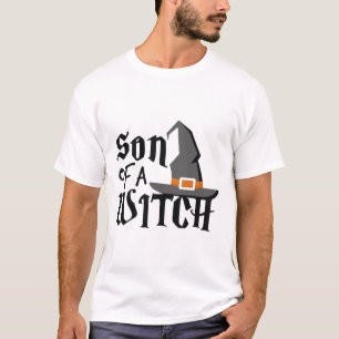 T-shirt Fils mignon D'Une Sorcière Halloween Chemise Boys 