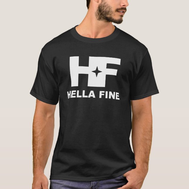 T-shirt fin d'à haute fréquence | de Hella (Devant)
