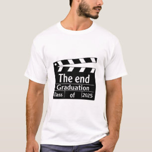 T-shirt Fin de la graduation 2025 Cinema Graduate