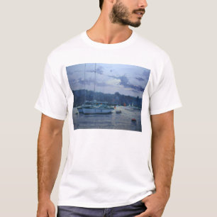 T-shirt Fin de l'après-midi amarrée de yachts