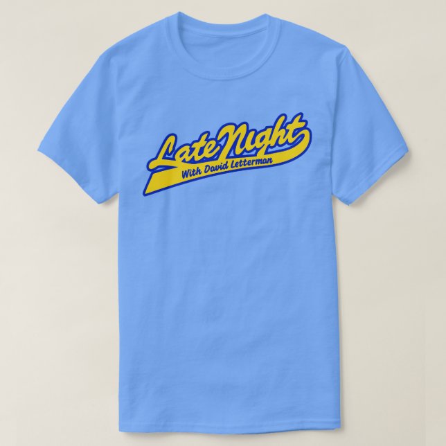 T-shirt Fin De Nuit Avec David Letterman (Design devant)