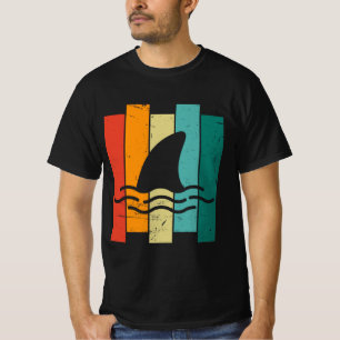 T-shirt Fin de requin Vintage rétroactive