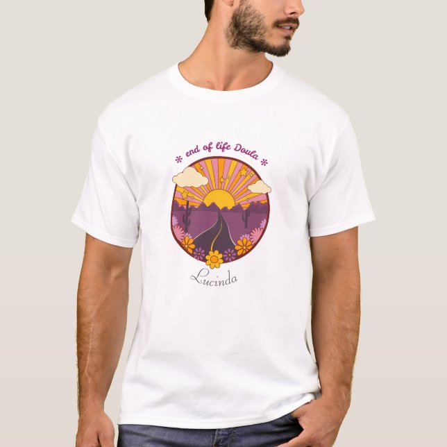 T-shirt Fin de vie Doula, infirmière en soins palliatifs (Devant)