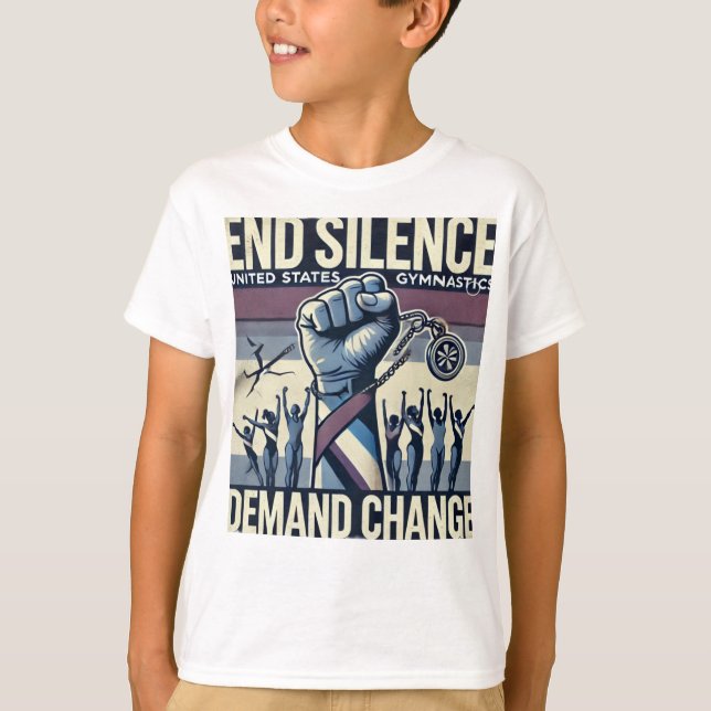 T-shirt Fin du silence, changement de demande (Devant)