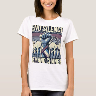 T-shirt Fin du silence, changement de demande