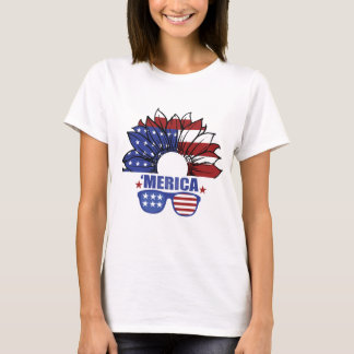 T-shirt fin juillet chemise pour femme