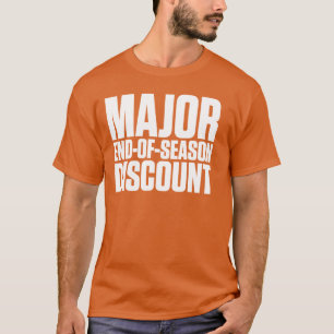 T-shirt Fin principale de remise de saison