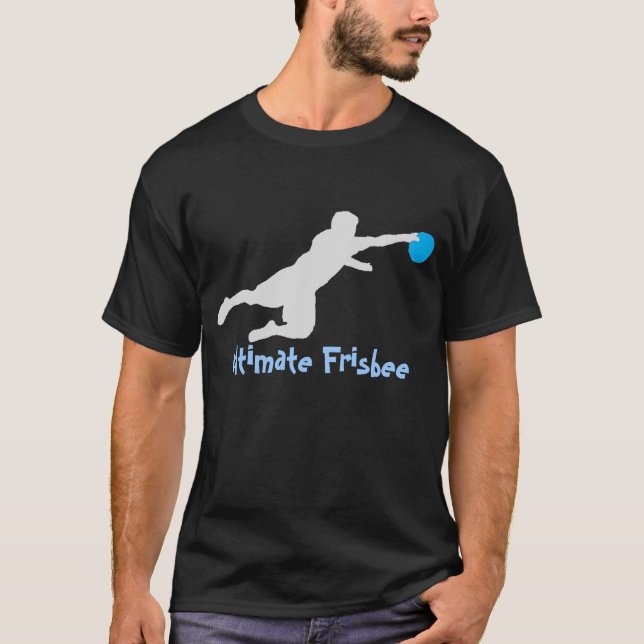 T-shirt final de frisbee (piqué) (obscurité) (Devant)