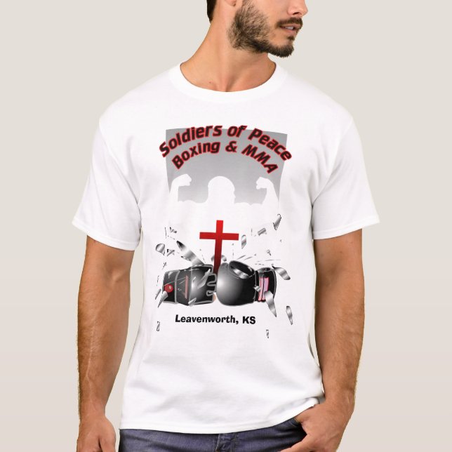 T-shirt Finale de SolidersOfPeaceBoxing, Leavenworth, KS (Devant)