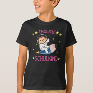 T-shirt Finalement Schokind Monkey School Bag Astronaut