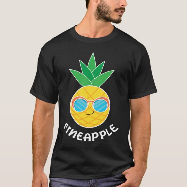 T-shirt Fineapple Pineapple Eater Tropical Fruit Pineapple (Devant)