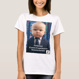 T-shirt Finfluencer Baby - 15 ans de sagesse financière