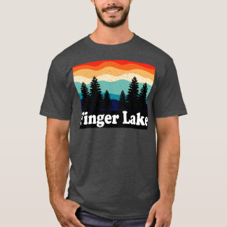 T-shirt Finger Lake Alaska Retro