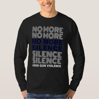 T-shirt Fini le silence fin jeu d'armes Journée de sensibi