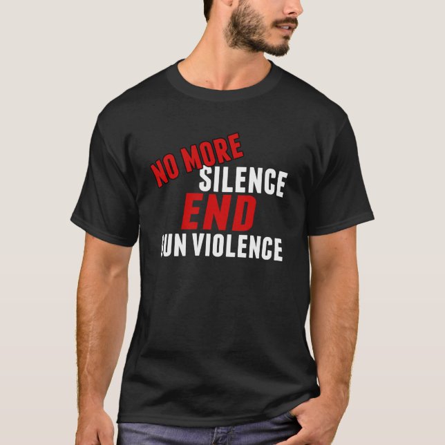 T-shirt Finie la violence de la fin du silence (Devant)