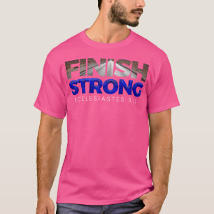 T-shirt Finir Forte Christian Jésus Vêtement T Cadeau Bleu