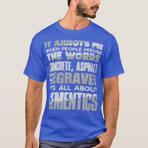 T-shirt Finisseur De Béton Mélangeur De Béton Tout Sur Cem