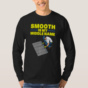 T-shirt Finisseur en béton Art Men Papa Smooth Concrete Fi