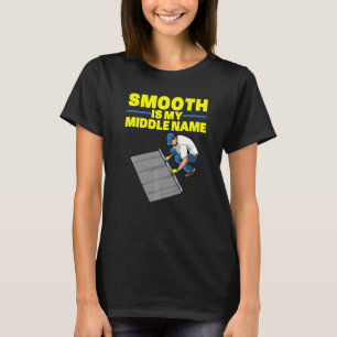 T-shirt Finisseur en béton Art Men Papa Smooth Concrete Fi