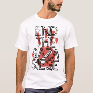 T-shirt Finissez le siège de Gaza