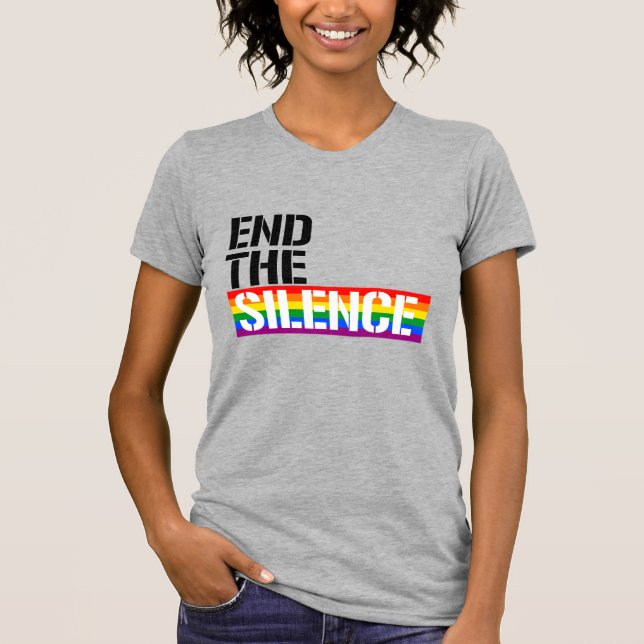T-shirt Finissez le silence (Devant)