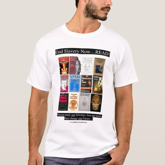T-shirt Finissez l'esclavage, pour notre Brotha… (Devant)
