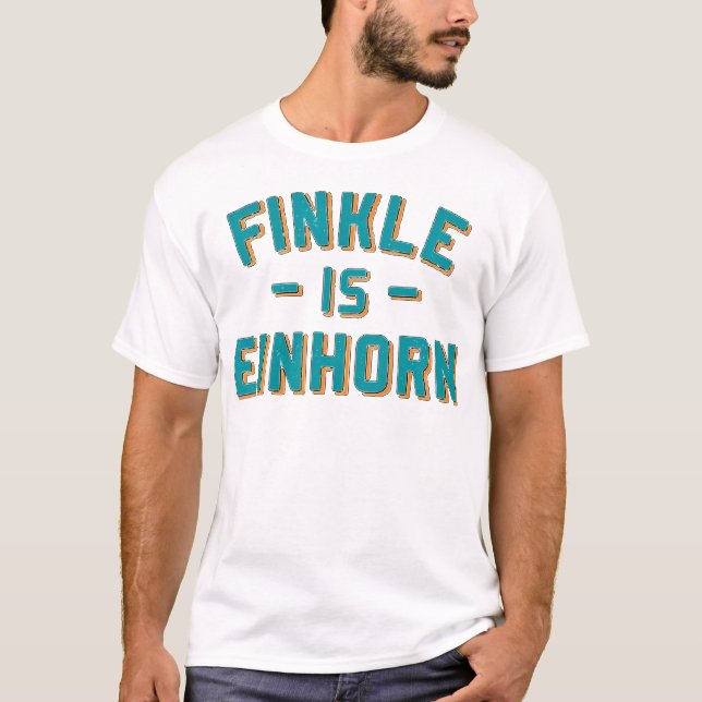 T-shirt Finkle est Einhorn- Les fans de football (Devant)
