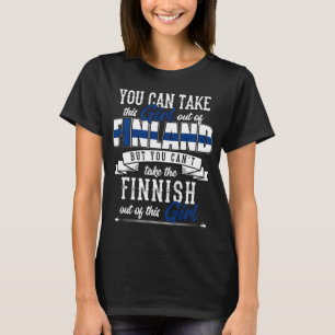 T-shirt Finlande Finlande Finlande Fille Scandinavie Natio