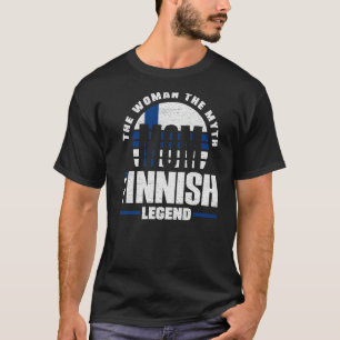 T-shirt Finlande Finlande Finlande Finlande Flag Mère
