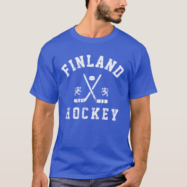 T-shirt Finlande Hockey sur glace  (Devant)