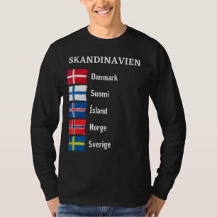 T-shirt Finlande Suède Norvège Svergie Suomi Islande Scand