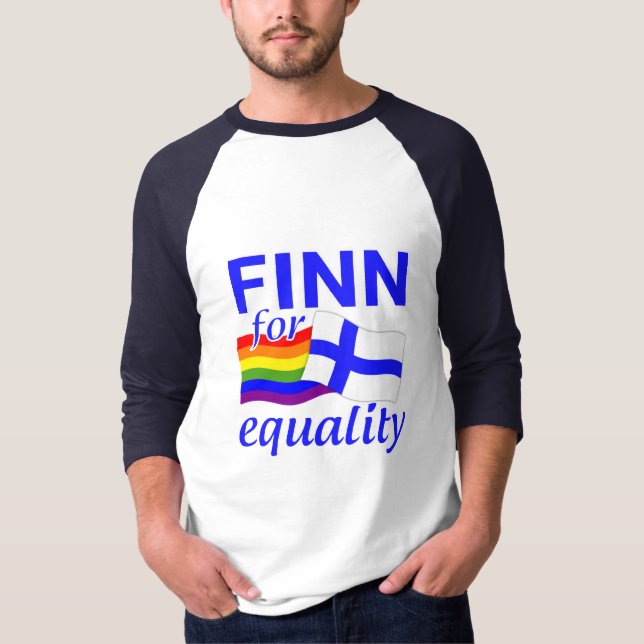 T-shirt Finn 4 Equality (Devant)