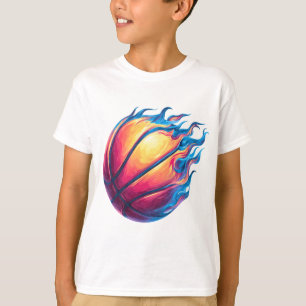 T-shirt Fire Basketball - Cool et Fierce Design sportif